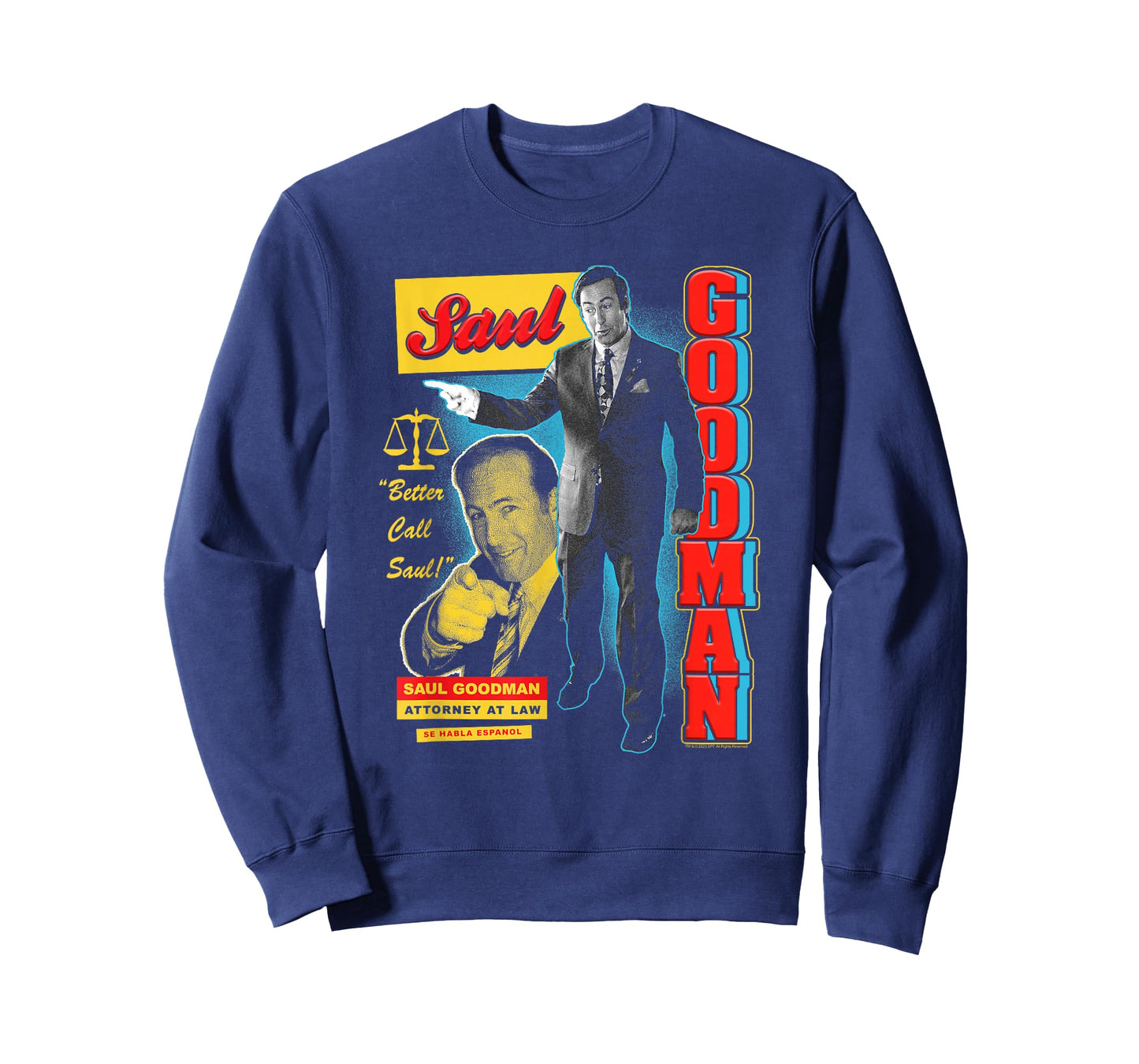 Breaking Bad Saul Goodman Colorful Ad Collage TV Show T-Shirt