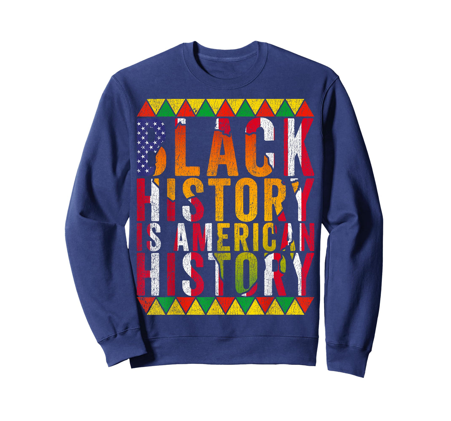 Black History is American History Patriotic African Pride T-Shirt