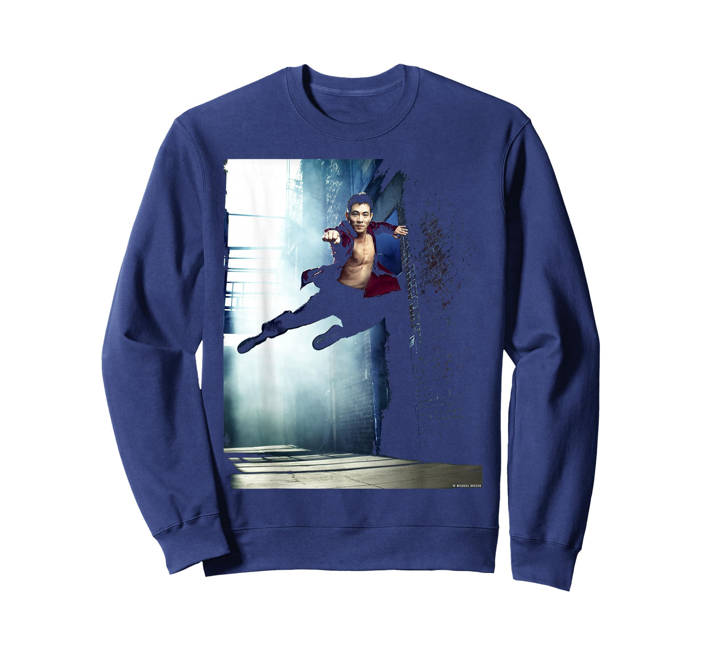 Fist of Legend Actor Jet Li Martial Artist by Michael Grecco T-Shirt