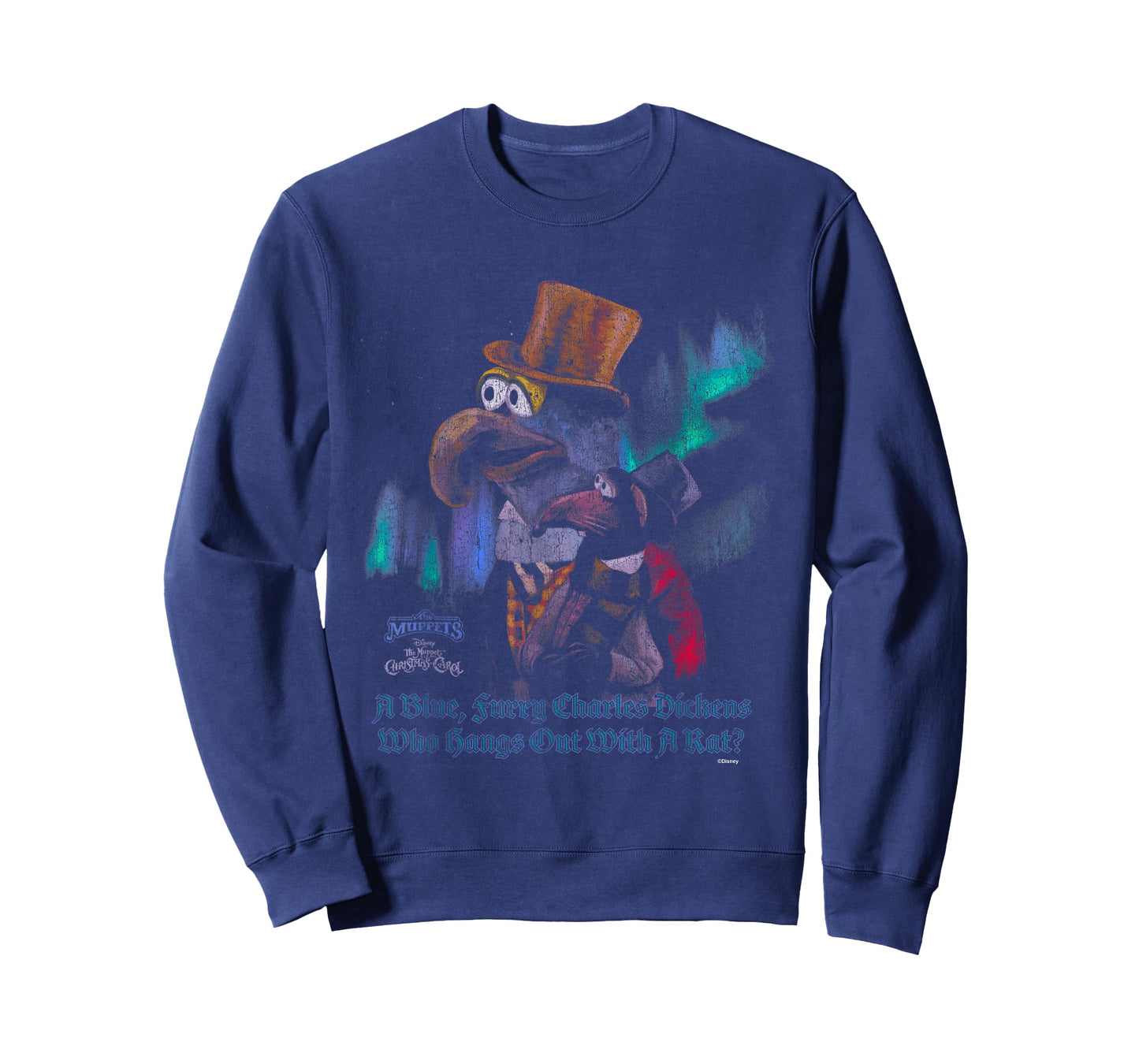 Disney The Muppet Christmas Carol Rizzo Gonzo Starry Light T-Shirt