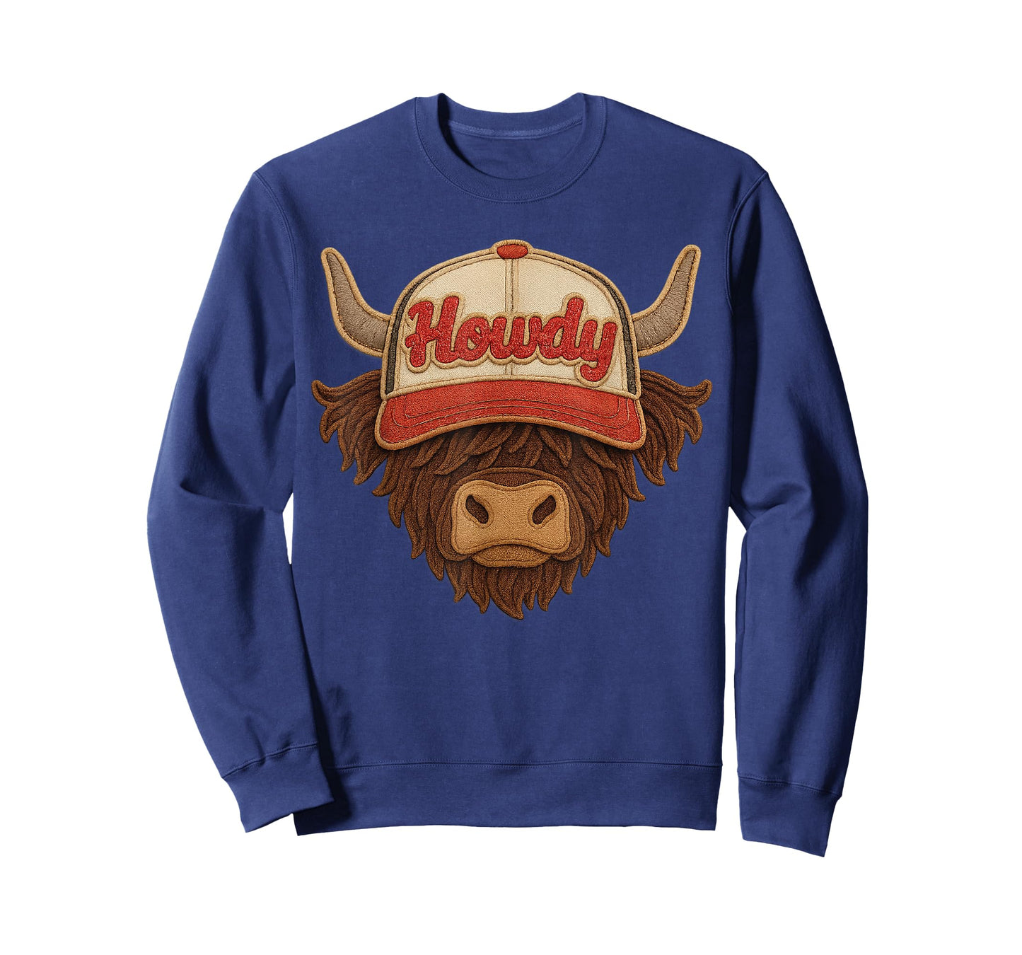 Howdy Western Cute Highland Cow Rodeo Men Women Kids T-Shirt