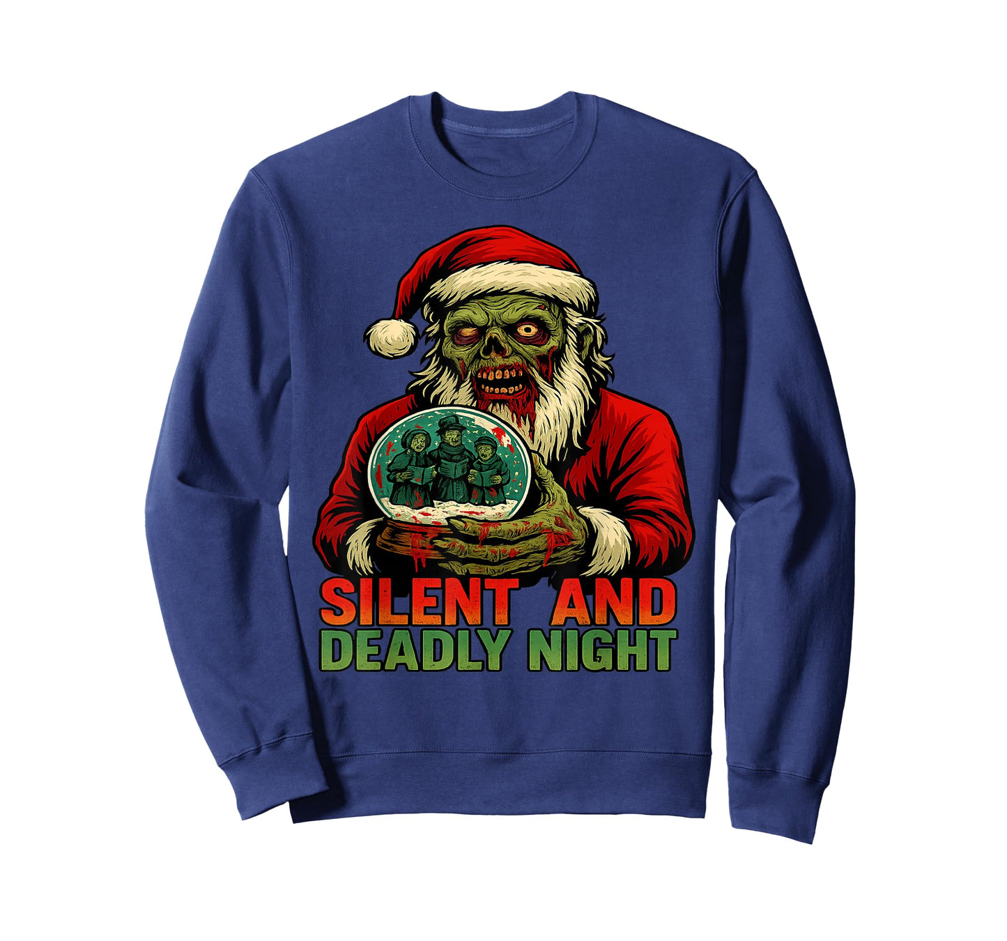 Zombie Santa Claus Dark Silent Deadly Night Christmas T-Shirt