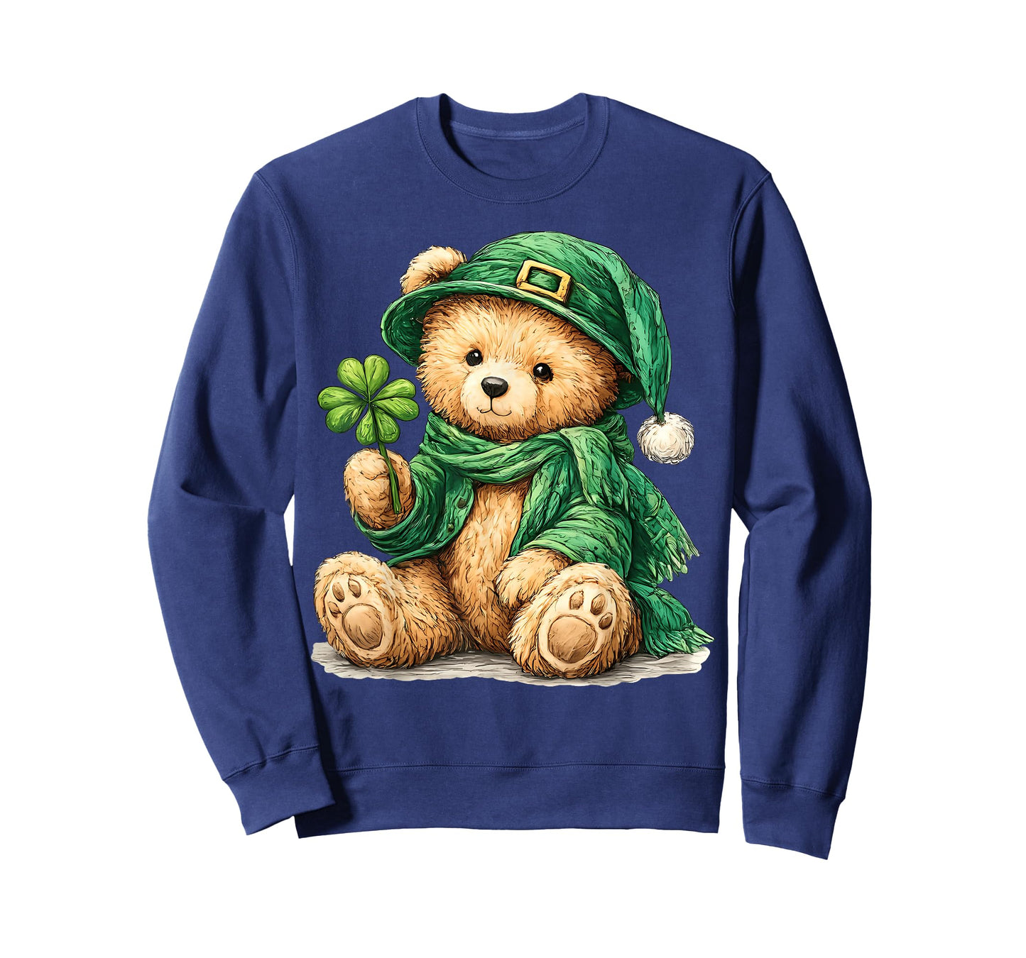 Cute Teddy Bear Leprechaun St Patricks Day Boys Girls Lucky T-Shirt