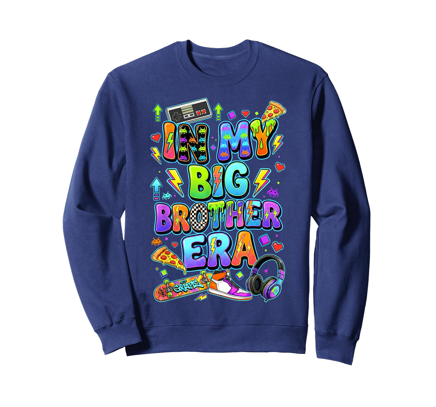 in My Big-Brother Era Retro Gamer Boys Sibling Announcement T-Shirt