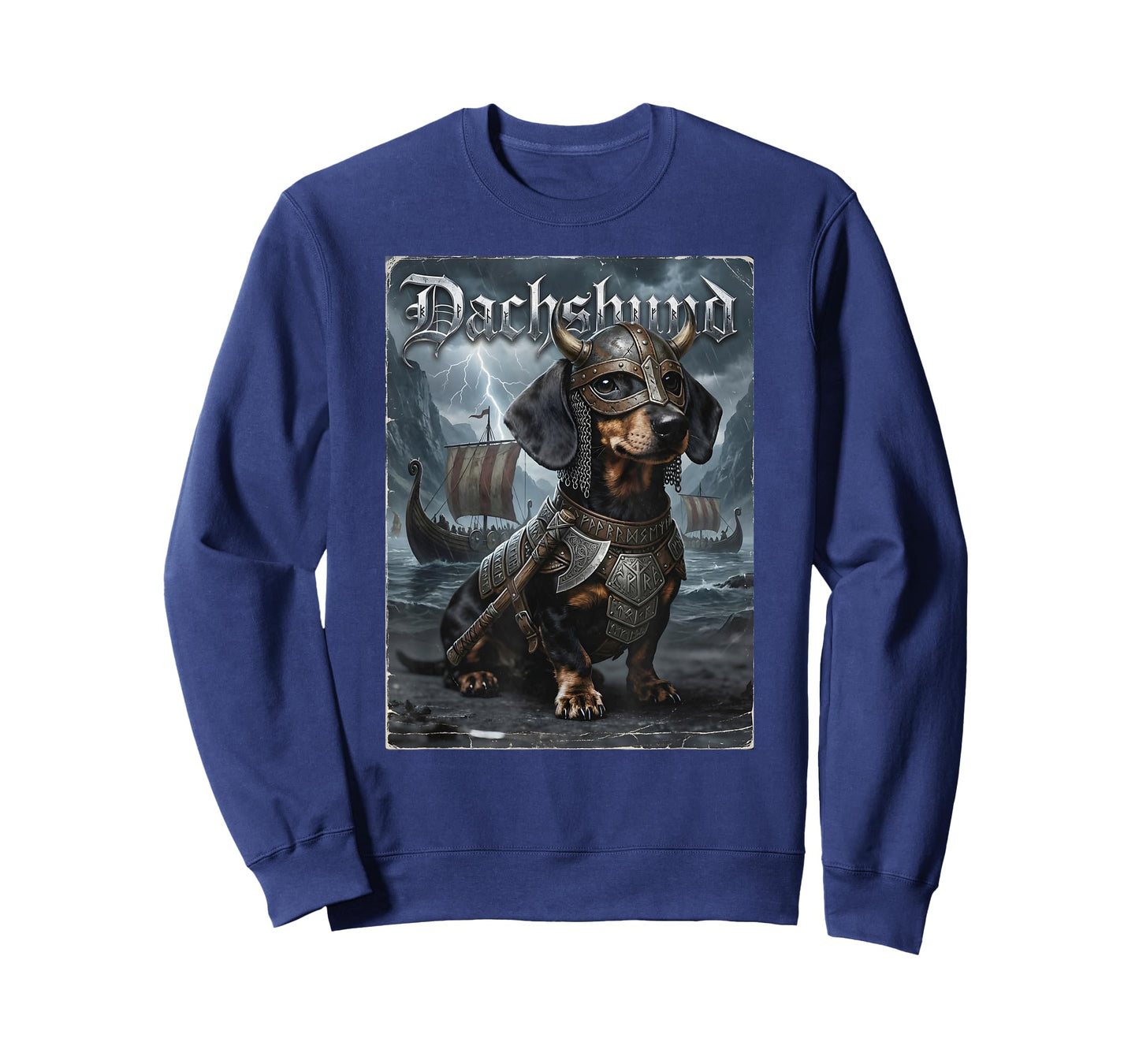 Funny Viking Metal Dachshund Doxie Owner Bootleg Themed Art T-Shirt