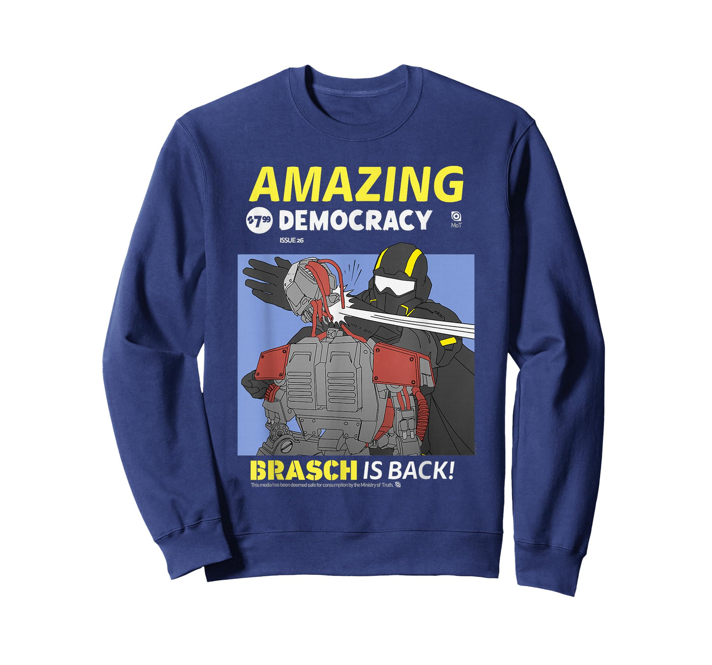 Helldivers 2 Amazing Democracy Comic Book Style Video Game T-Shirt