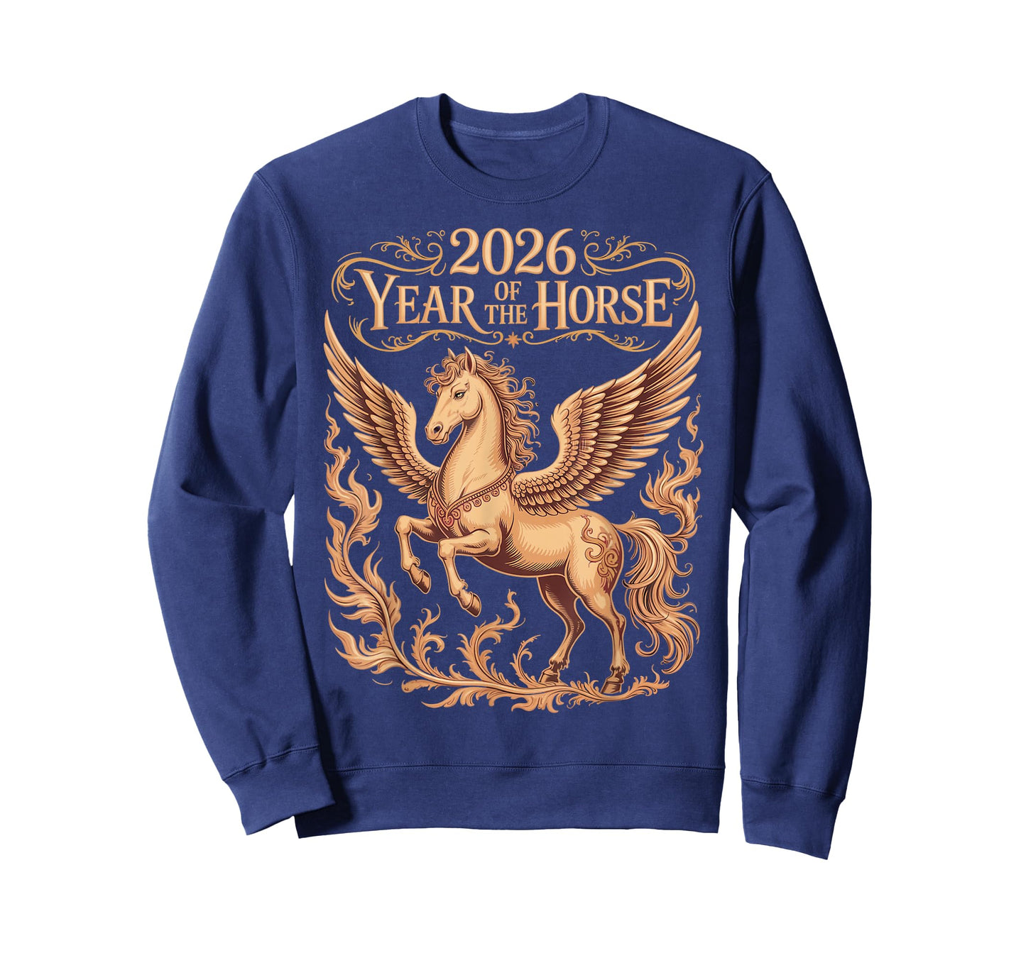 Pegasus Zodiac Chinese Lunar New Year of The Horse 2026 T-Shirt