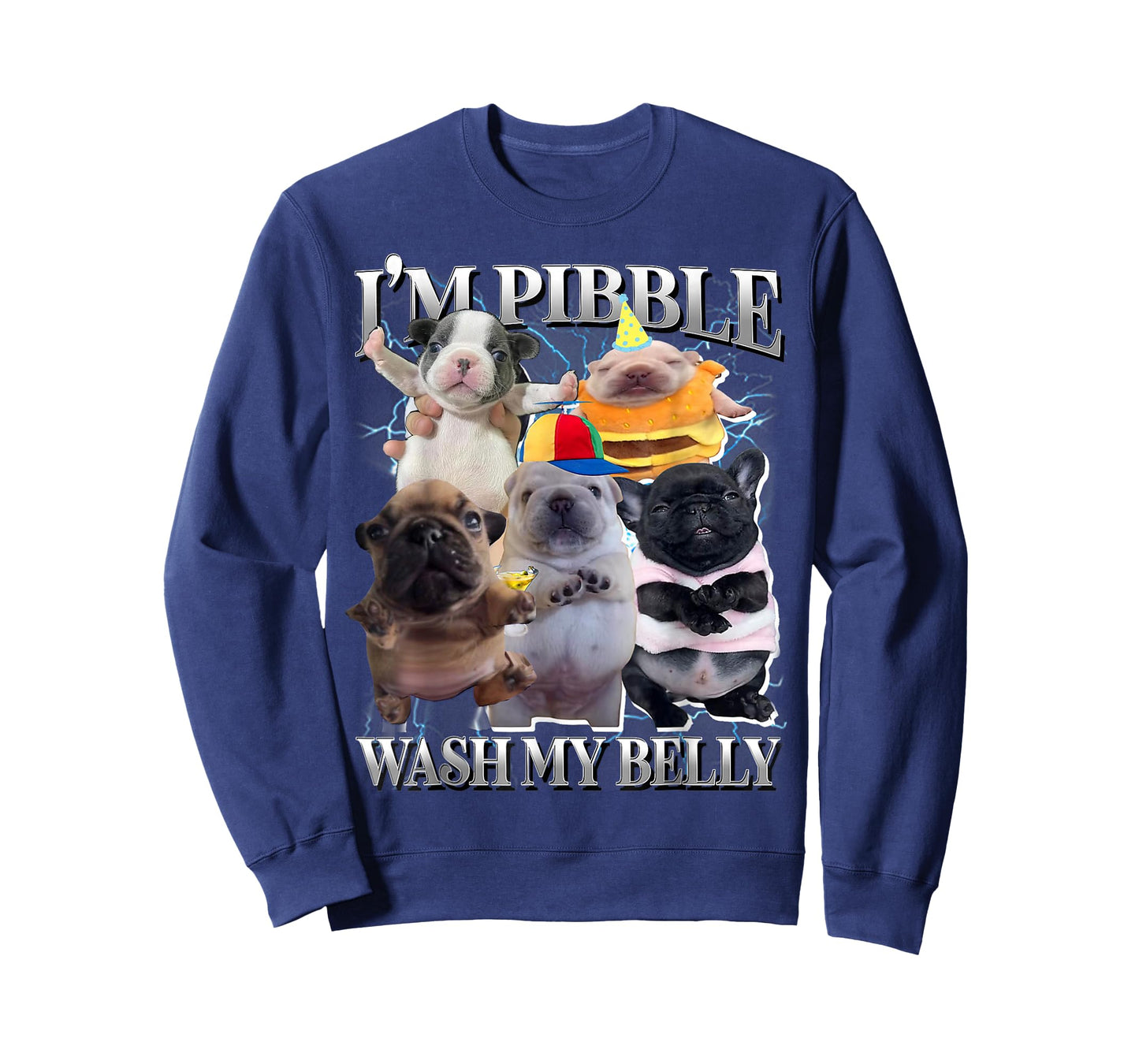 I Am Pibble Wash My Belly Funny Dog Clean My Belly Meme T-Shirt