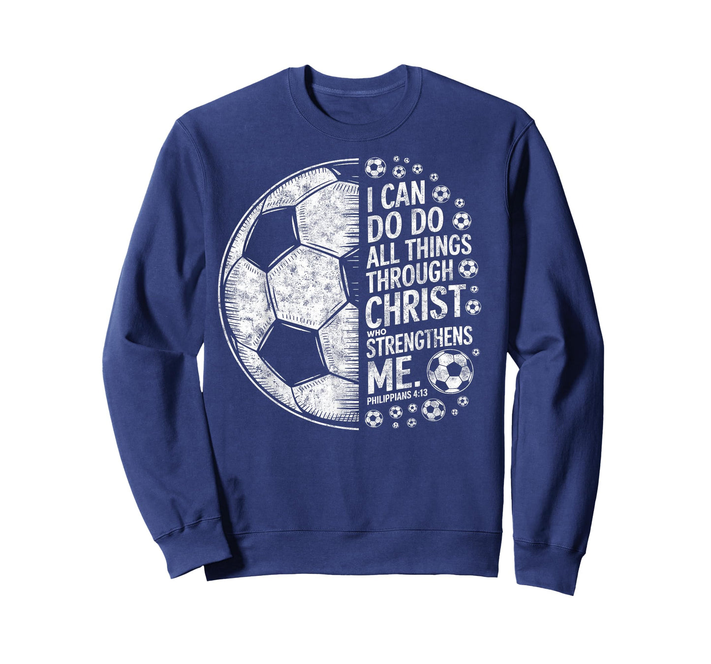 Soccer Player Christian I Can Do All Things Through Christ T-Shirt