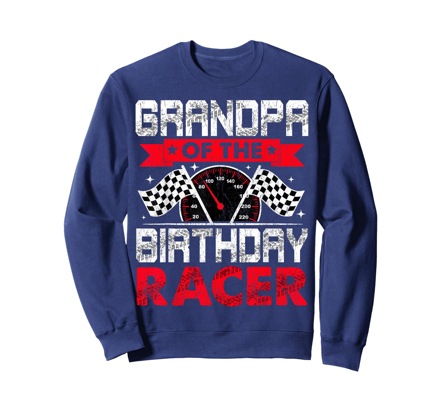 Grandpa of The Birthday Racer Bday Racing Car Family T-Shirt
