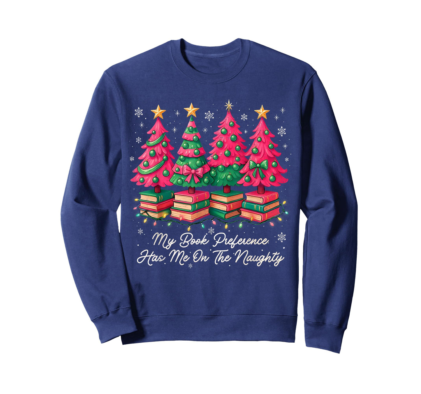 My Book Preference Has Me On The Naughty List Christmas T-Shirt