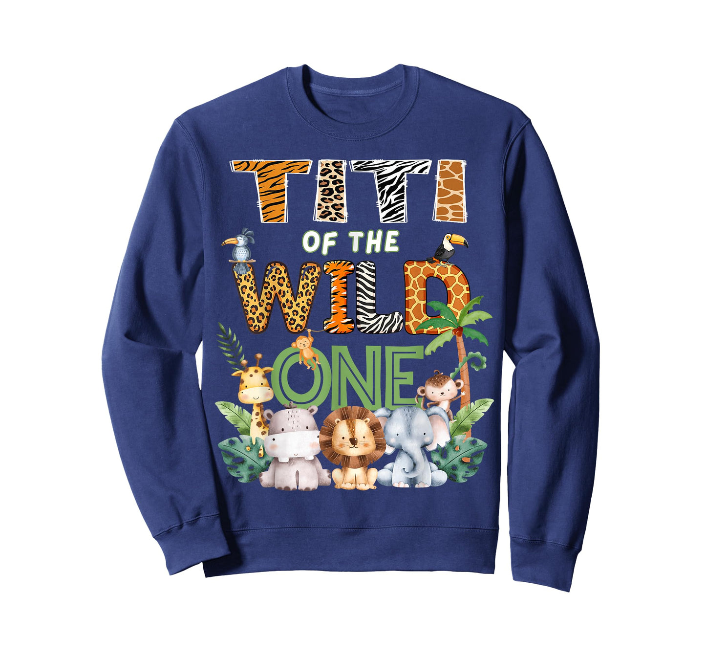 Titi of The Wild One Safari 1St Birthday Kids T-Shirt