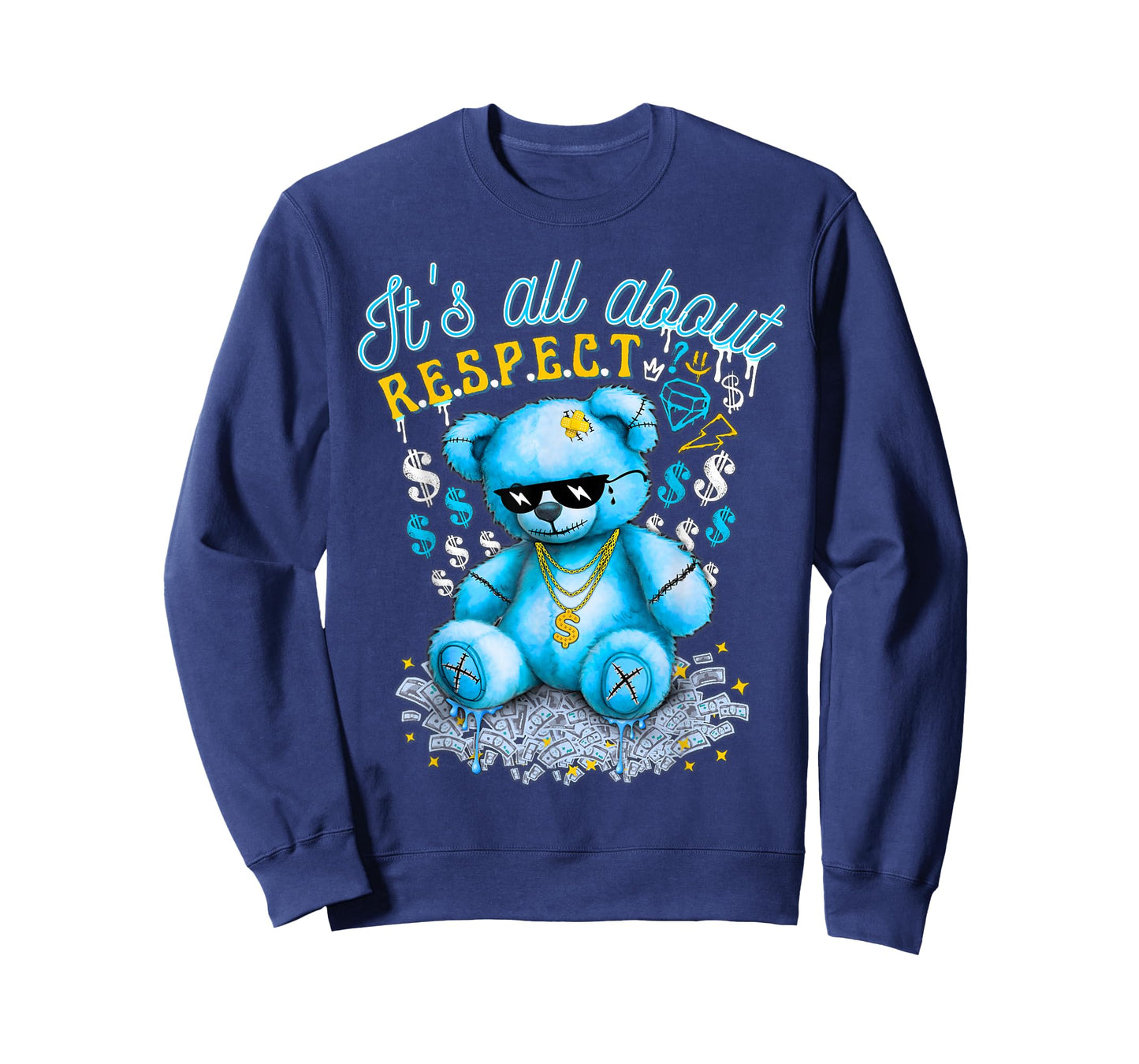 It's All About Respect Gamma Blue Matching T-Shirt