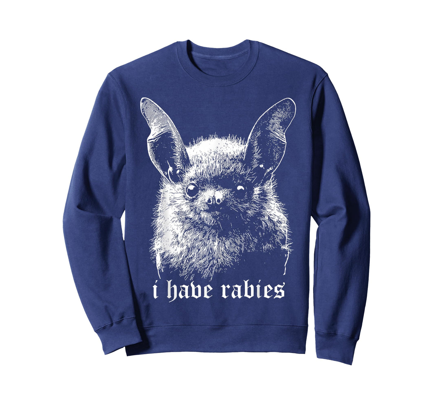 Vintage I Have Rabies Bat Funny Meme Quotes T-Shirt