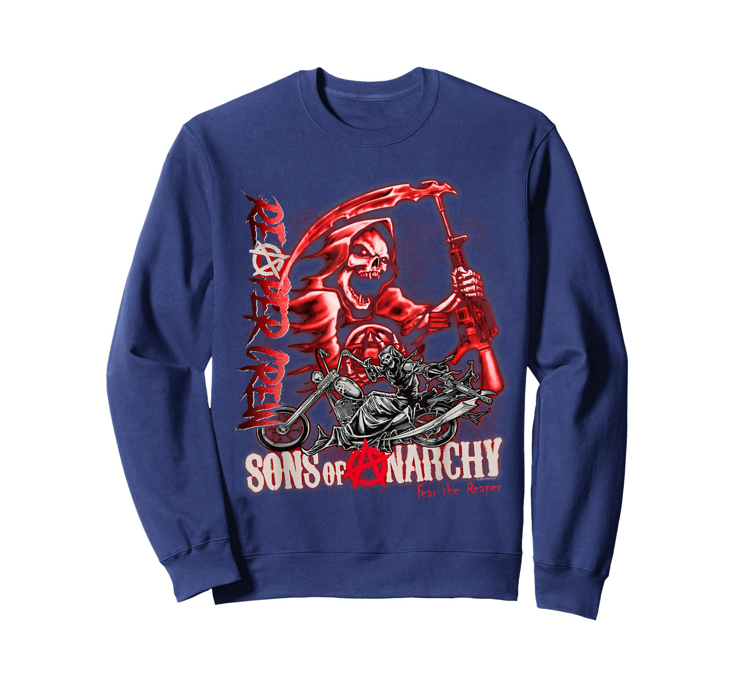 Sons of Anarchy Throwback Fear The Reaper Biker TV Show T-Shirt