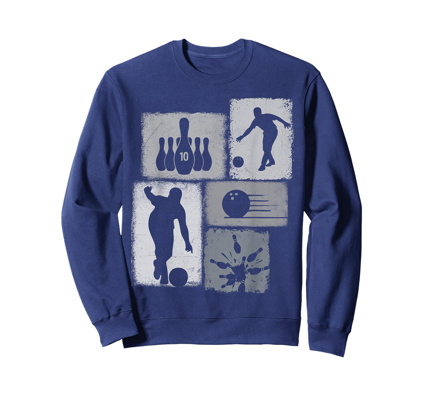 Bowling Collage Bowler Men Women Coach Youth T-Shirt