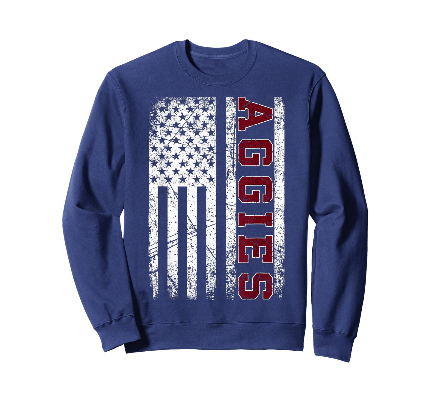 Retro Personalized Aggies-Heart Men Women Kid T-Shirt