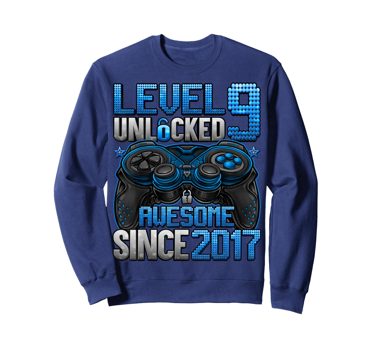 Level 9 Unlocked 9 Year Old Gifts for Boys 9th Birthday Boy T-Shirt
