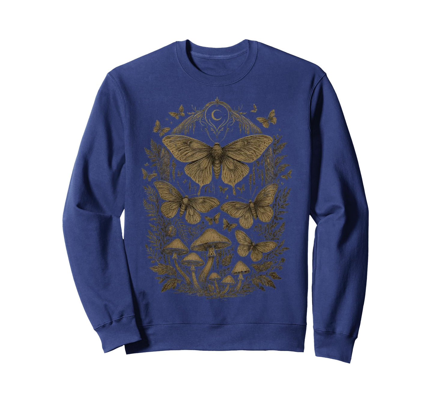 Cute Fairycore Floral Moth Aesthetic Girls Women Graphic T-Shirt