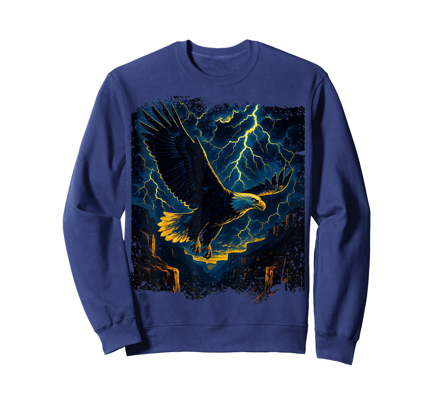Eagle Flying Over Canyon for Men Women & Kids T-Shirt