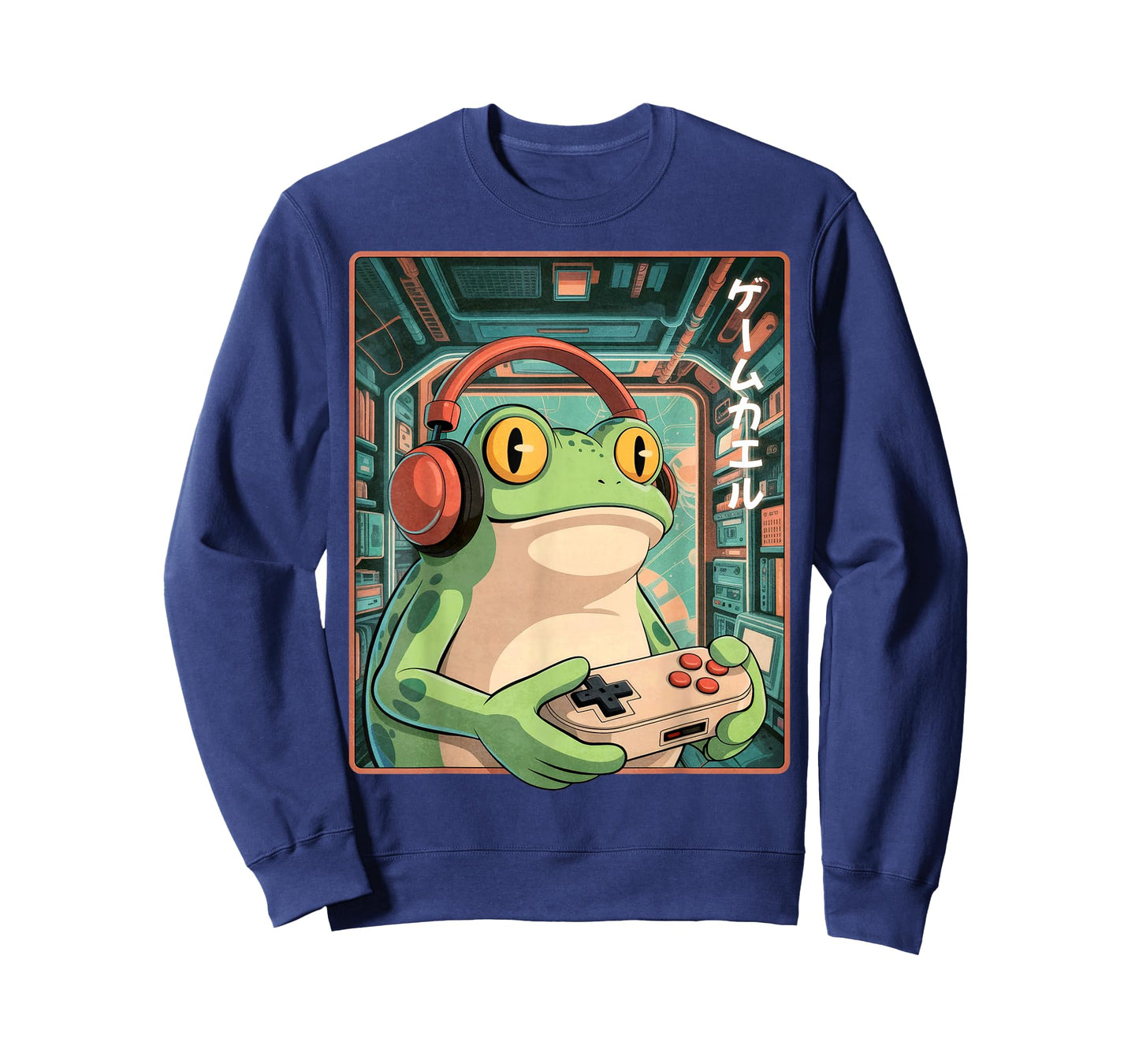 Anime Frog Gamer Shirt Kawaii Manga Funny Japanese Gaming T-Shirt