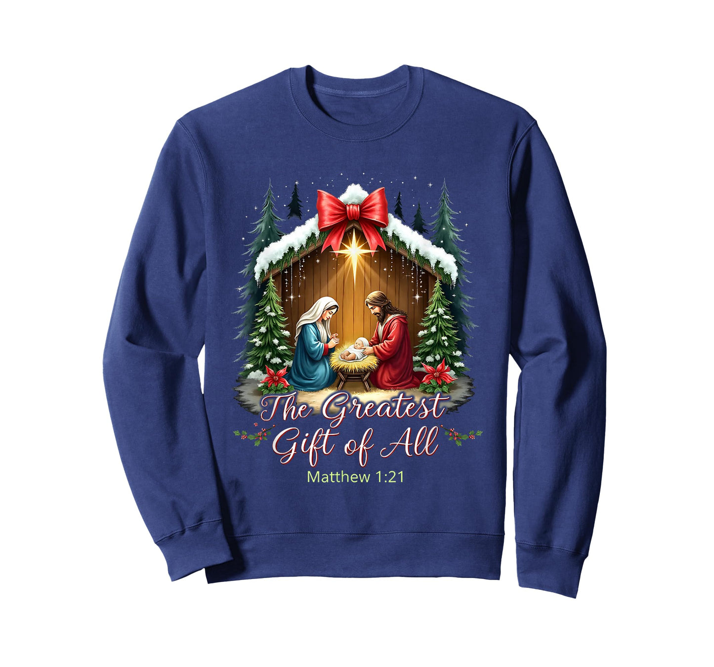 Faith Christmas Coquette Religious T-Shirt