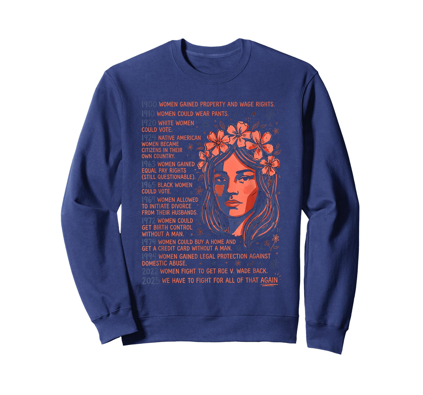 Timeline Feminist Protest Activism T-Shirt