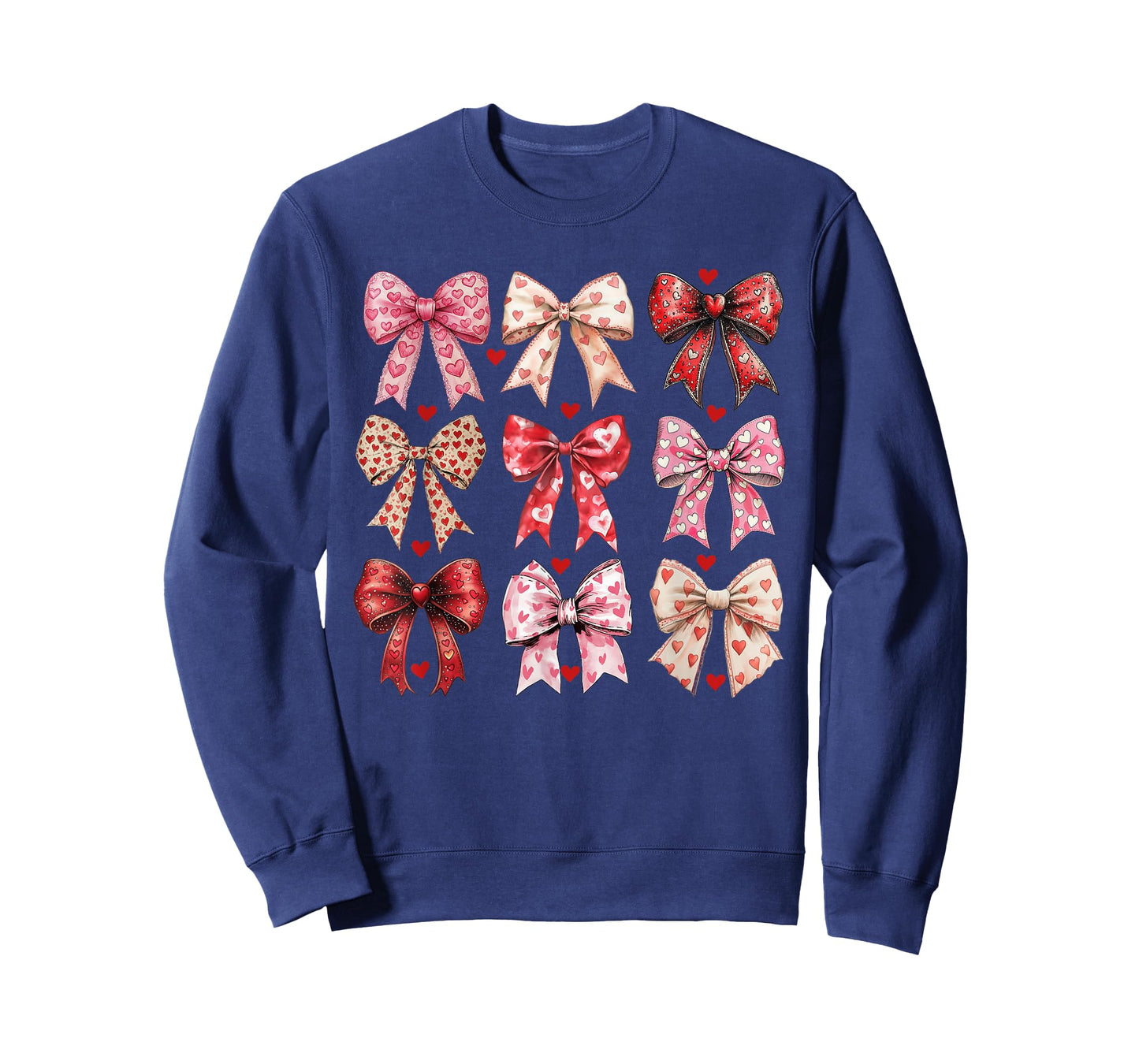 Valentine Hearts Leopard Coquette Bow Women Girls Boys T-Shirt
