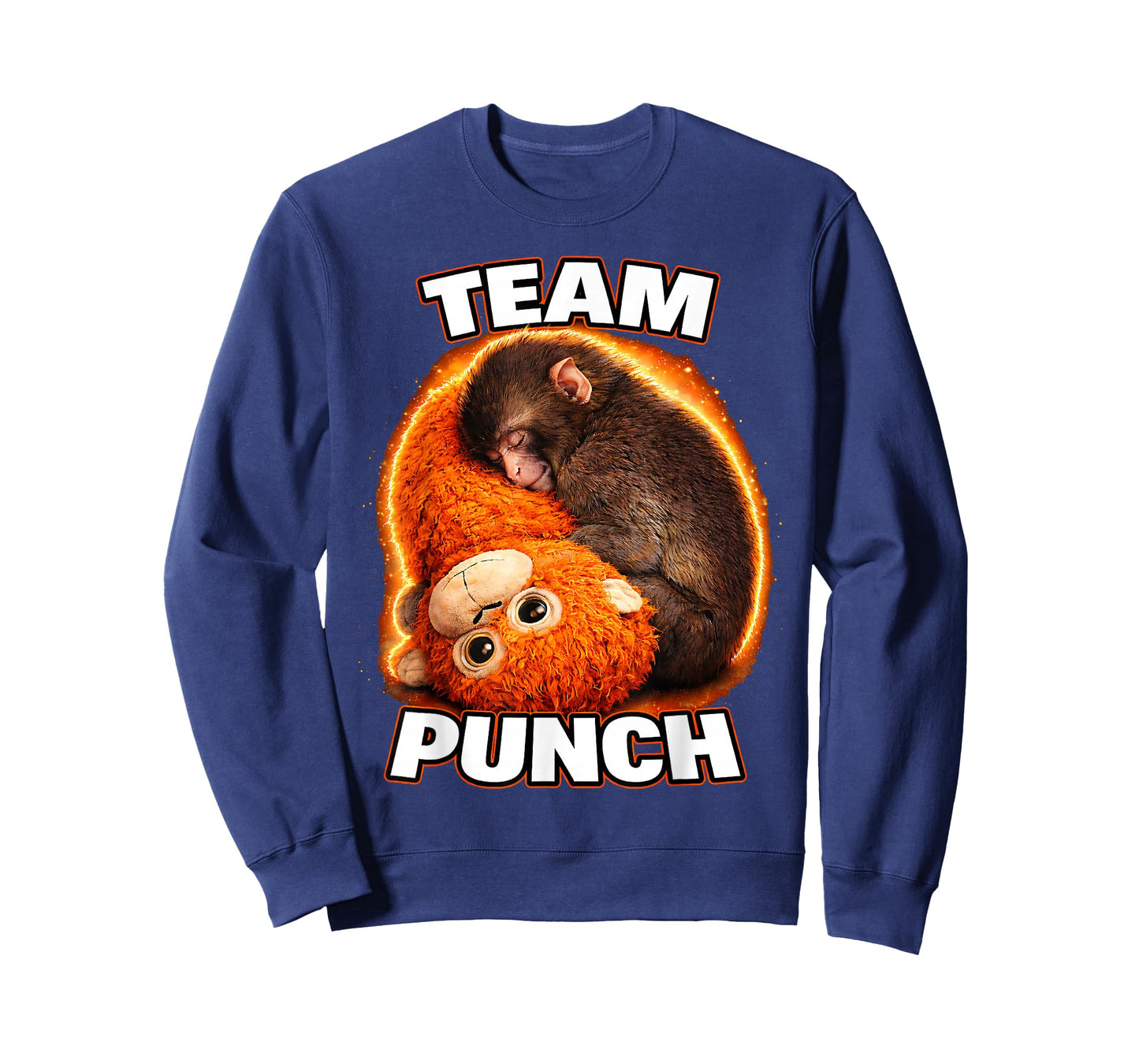 Adorable Monkey Punch Baby Graphic Team Punch Big Love Gifts T-Shirt