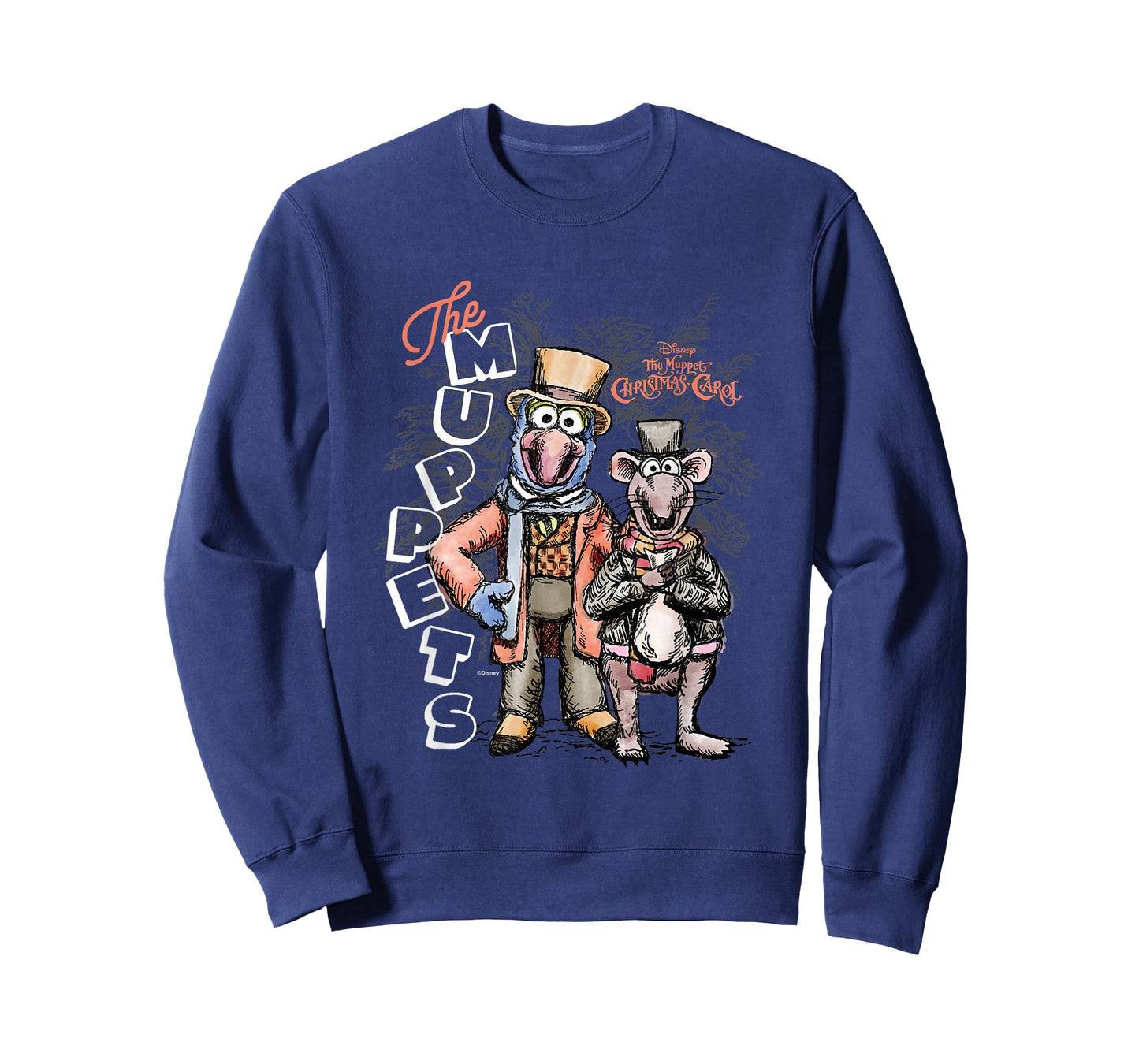 Disney The Muppet Christmas Carol Gonzo Rizzo Sketch T-Shirt
