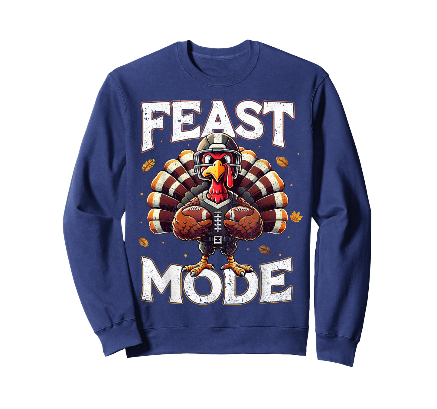 Feast Mode Turkey Vintage Football Thanksgiving Shirts Boys T-Shirt