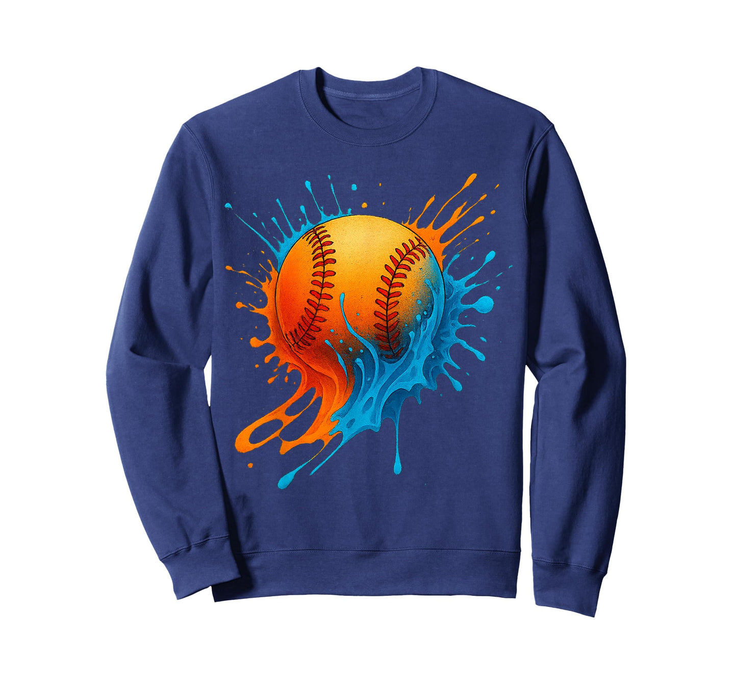 Baseball Drip Team for Boys and Girls Ice Cream Cool T-Shirt