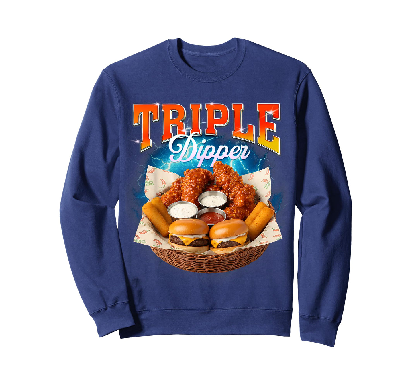 Fast Food Hamburger Chicken Nugget Foodie Triple A Dipper T-Shirt