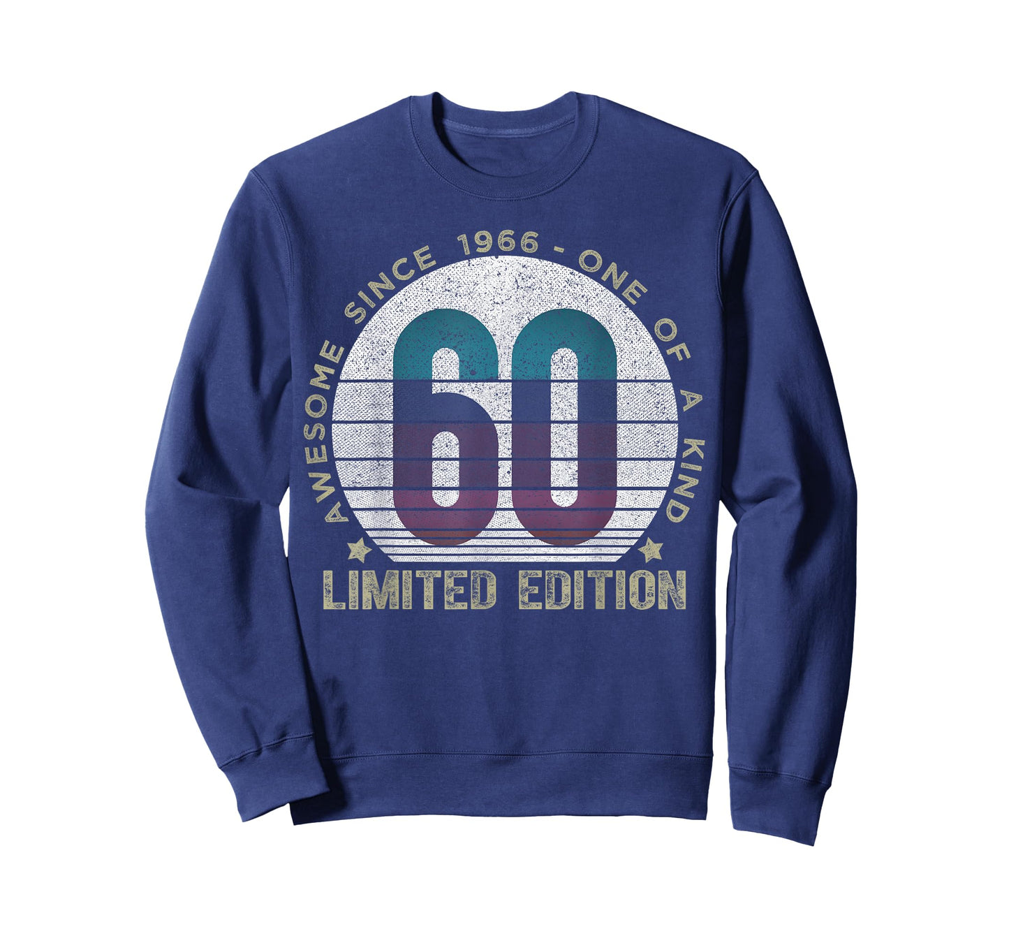 60 Year Old Gifts Vintage 1966 Limited Edition 60th Birthday T-Shirt