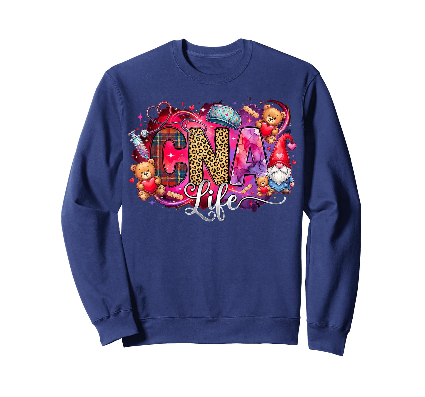Hearts Certified Nursing Assistant Nurse CNA Valentines T-Shirt