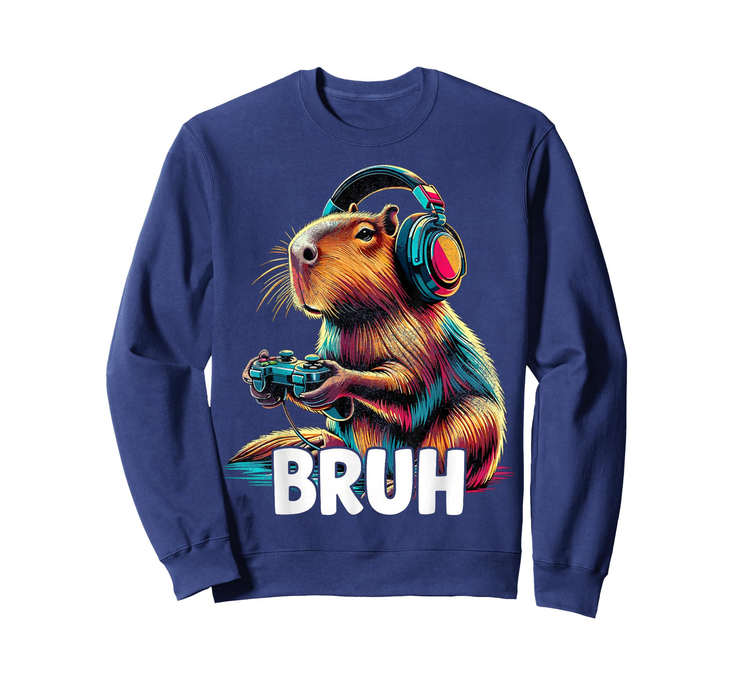 Bruh Capybaras Funny Video Games Capybara T-Shirt