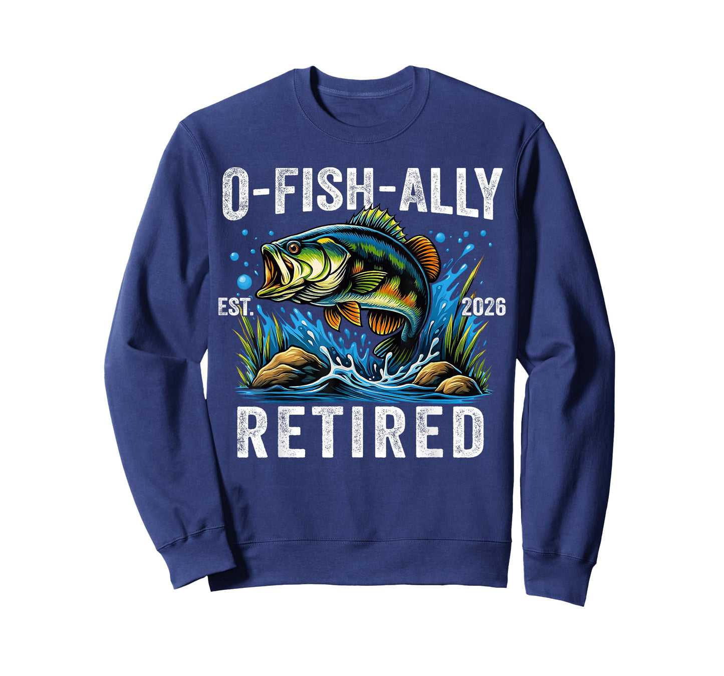 Fisherman Fishing Mens Retirement O-Fish-Ally Retired 2026 T-Shirt