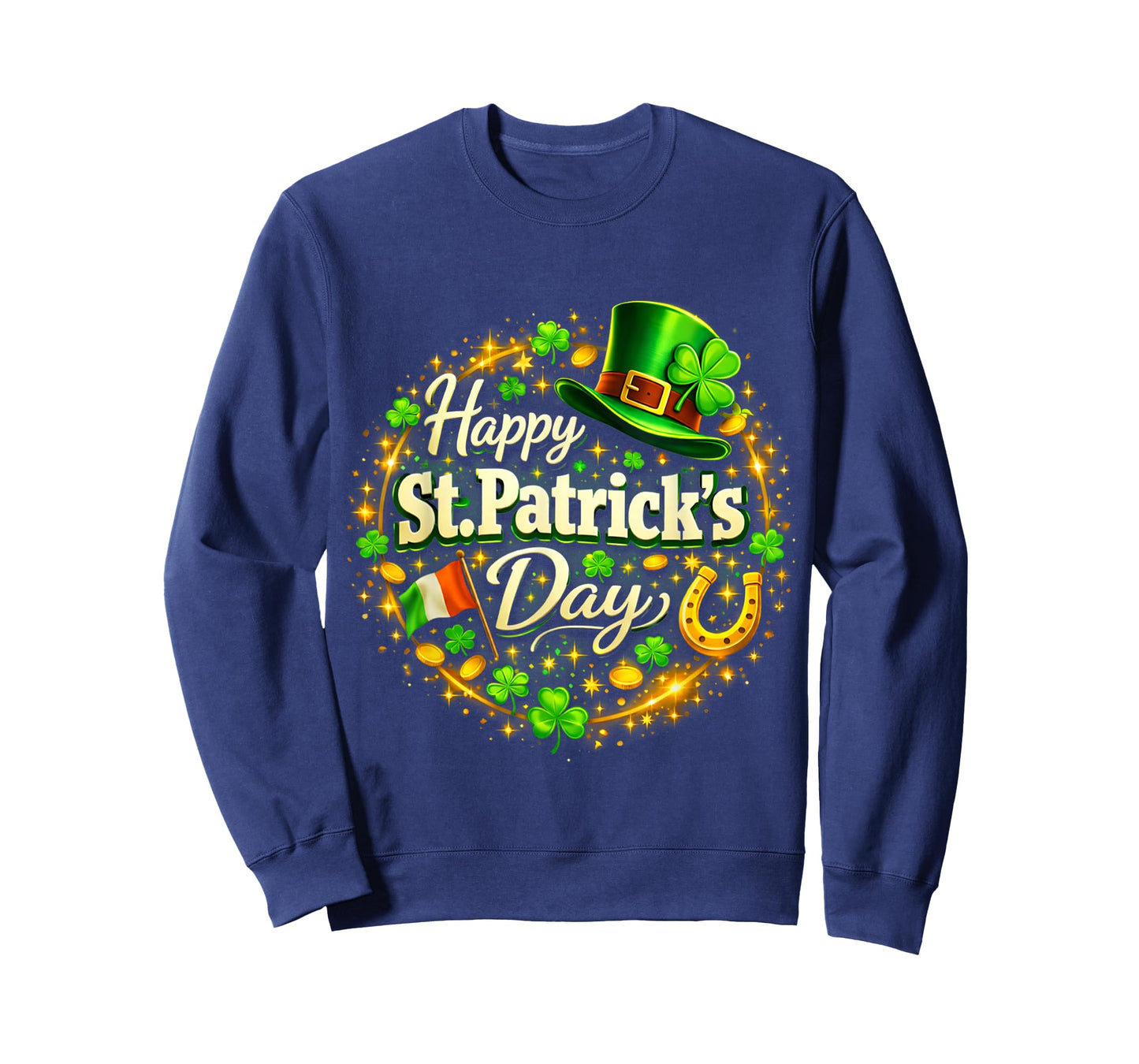 Happy St Patricks Day Shamrock Irish Men Women St Patricks T-Shirt