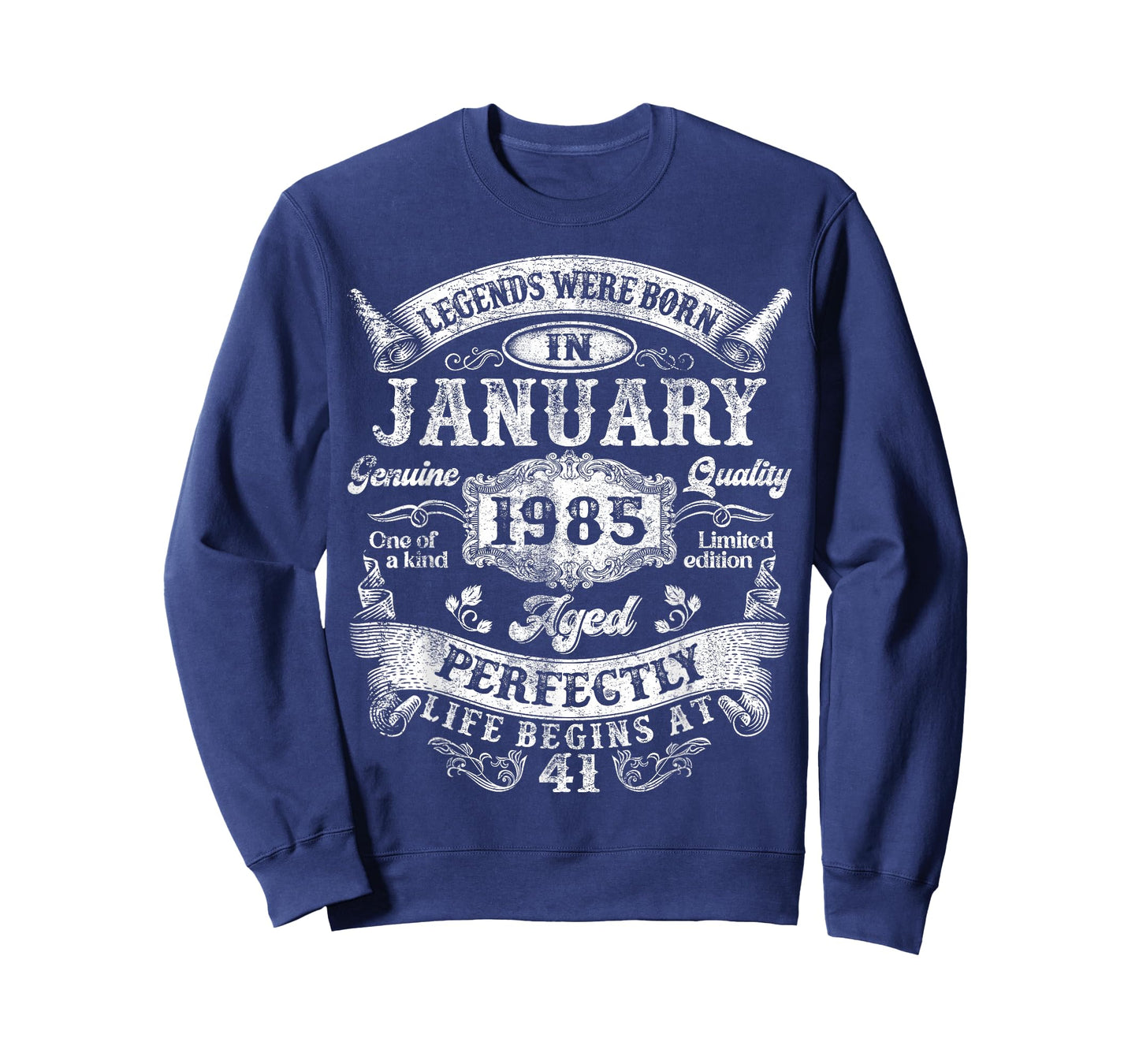 Legends were Born in January 1985 Vintage 41st Birthday Men T-Shirt