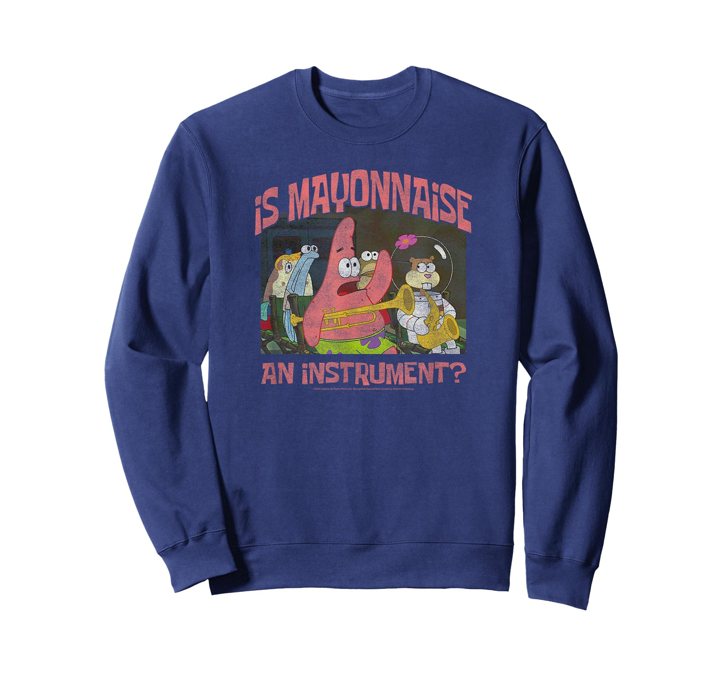 Spongebob is Mayonnaise an Instrument Patrick Funny Cartoon T-Shirt