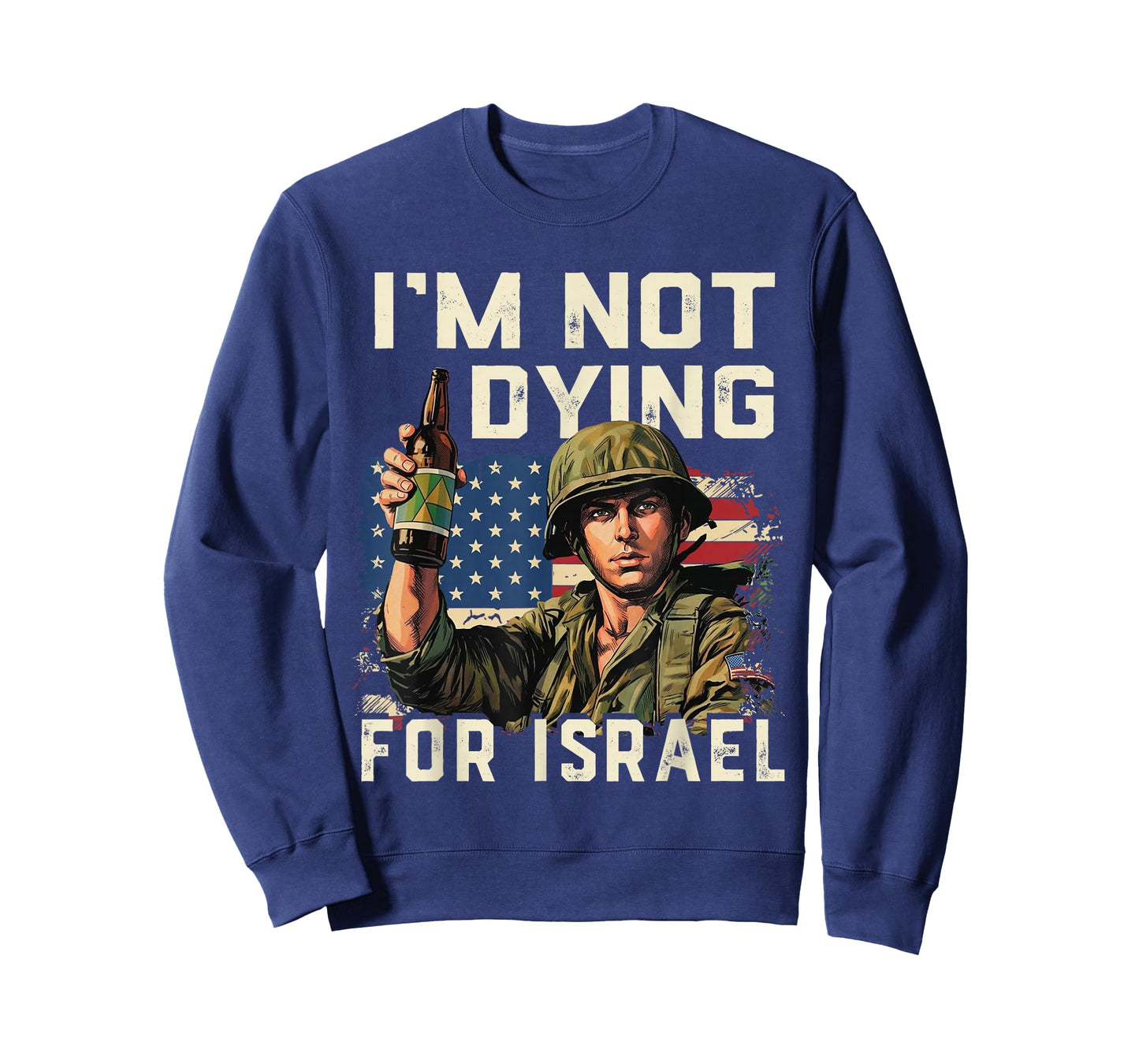 Im Not Dying for Israel Political USA Flag No Wars No Kings T-Shirt