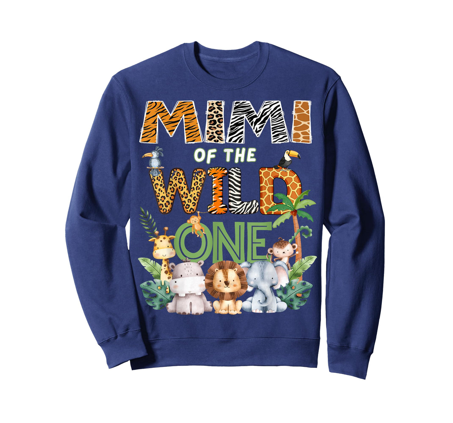 Mimi of The Wild One Safari 1St Birthday Kids T-Shirt