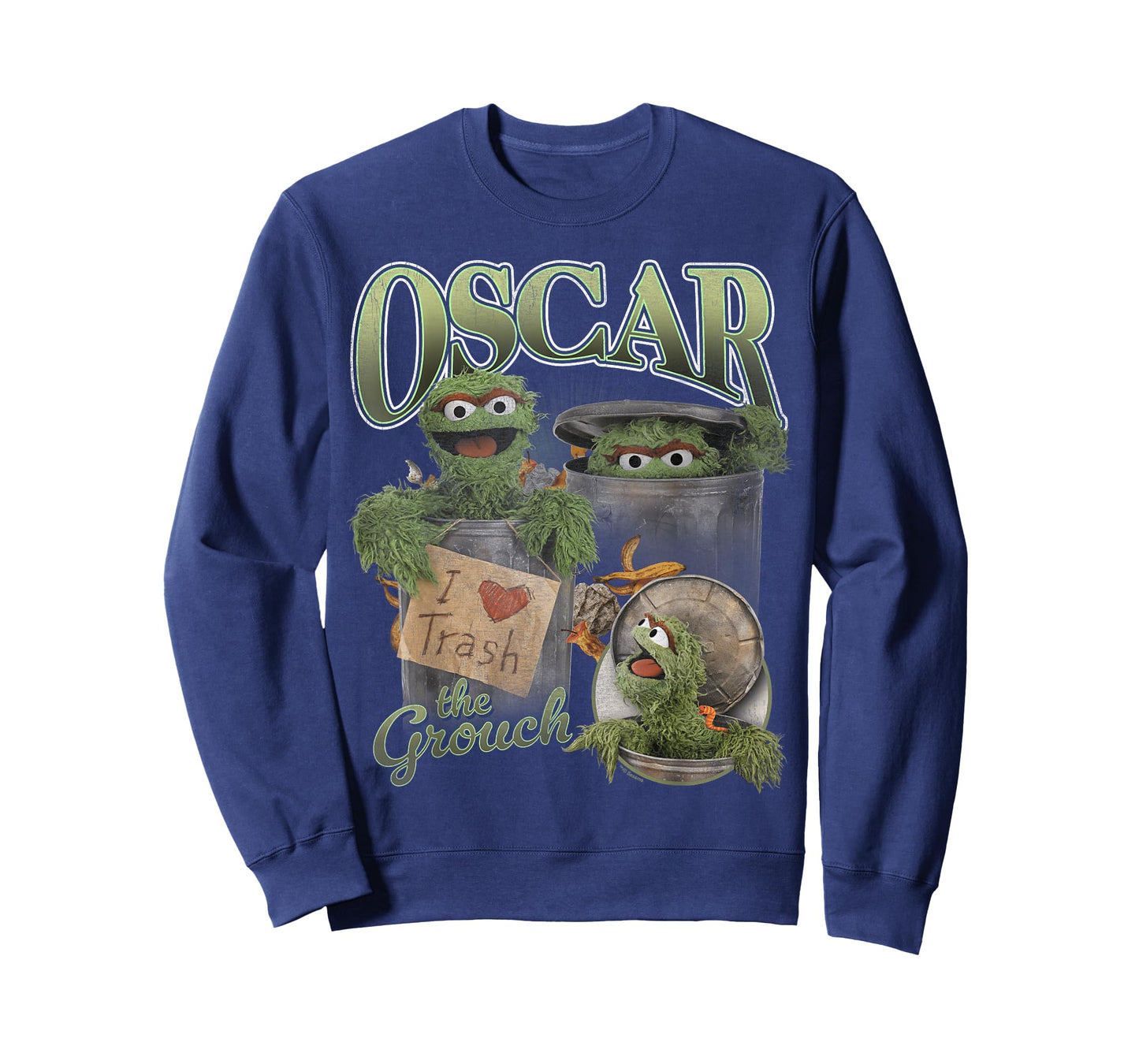 Sesame Street Oscar The Grouch Bootleg Style T-Shirt