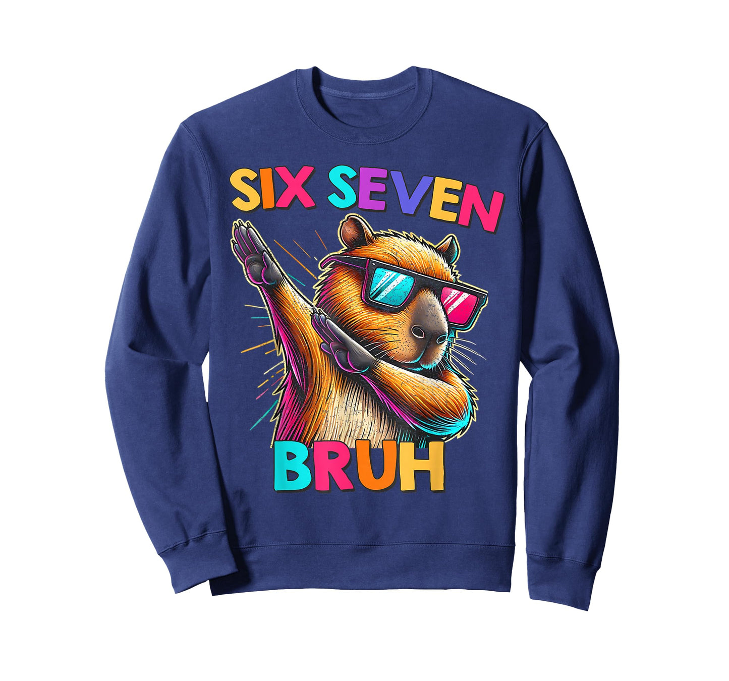 67 Meme Capybara Six Seven Bruh Capybara Kids Boys Girls T-Shirt