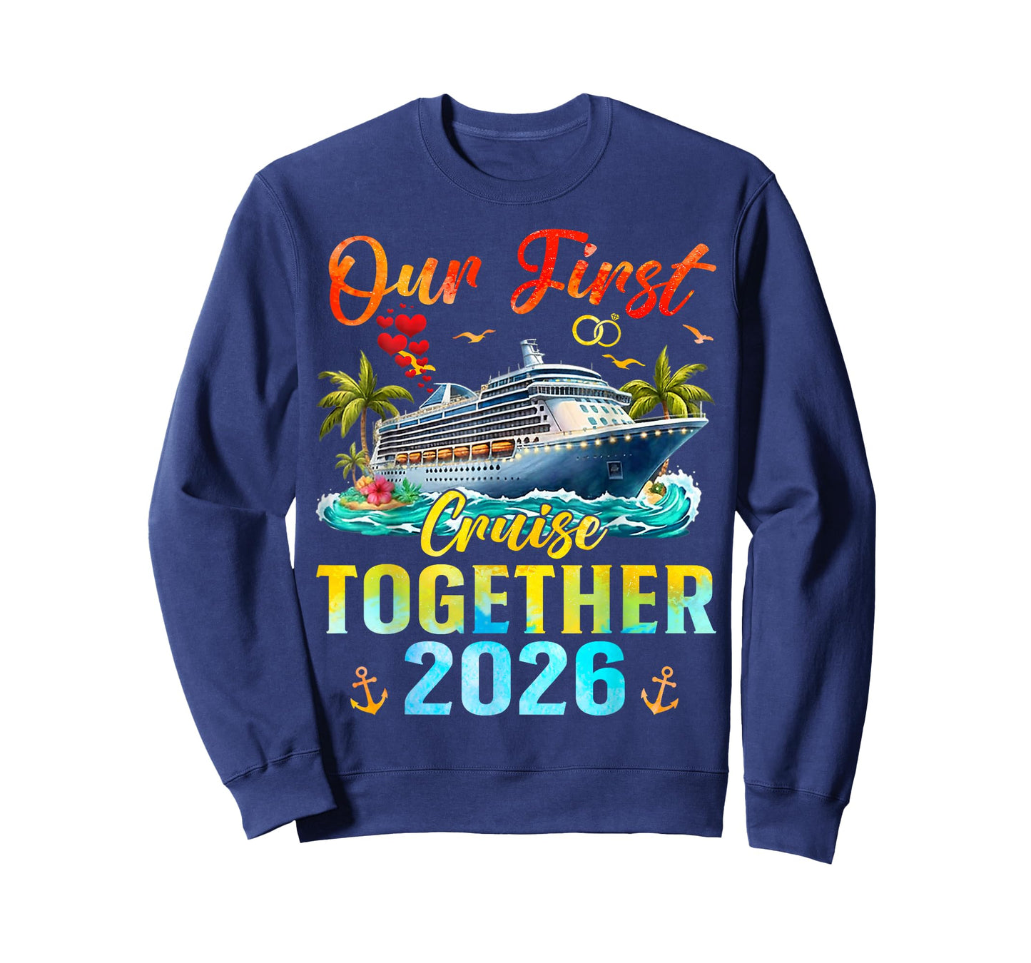 Our First Cruise 2026 Together Family Matching Couples T-Shirt