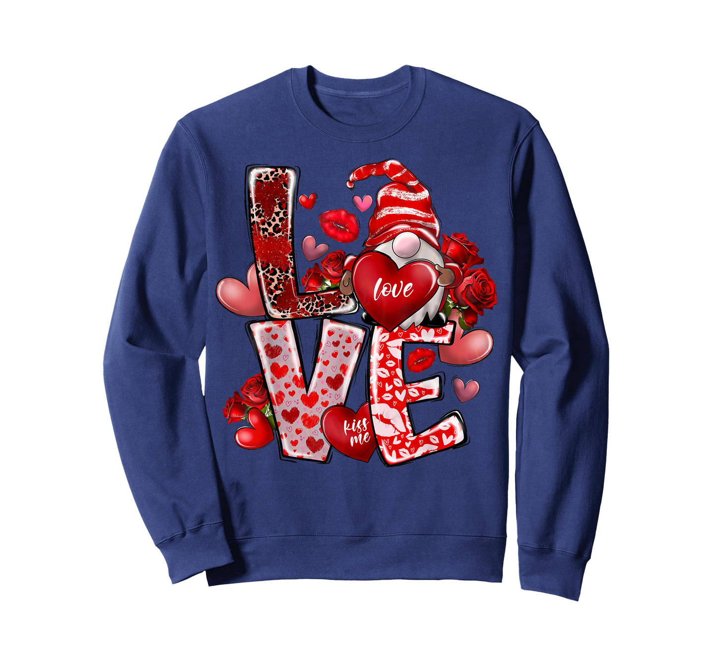 Happy Valentine Gnome Heart Valentine's Day Couple Matching T-Shirt