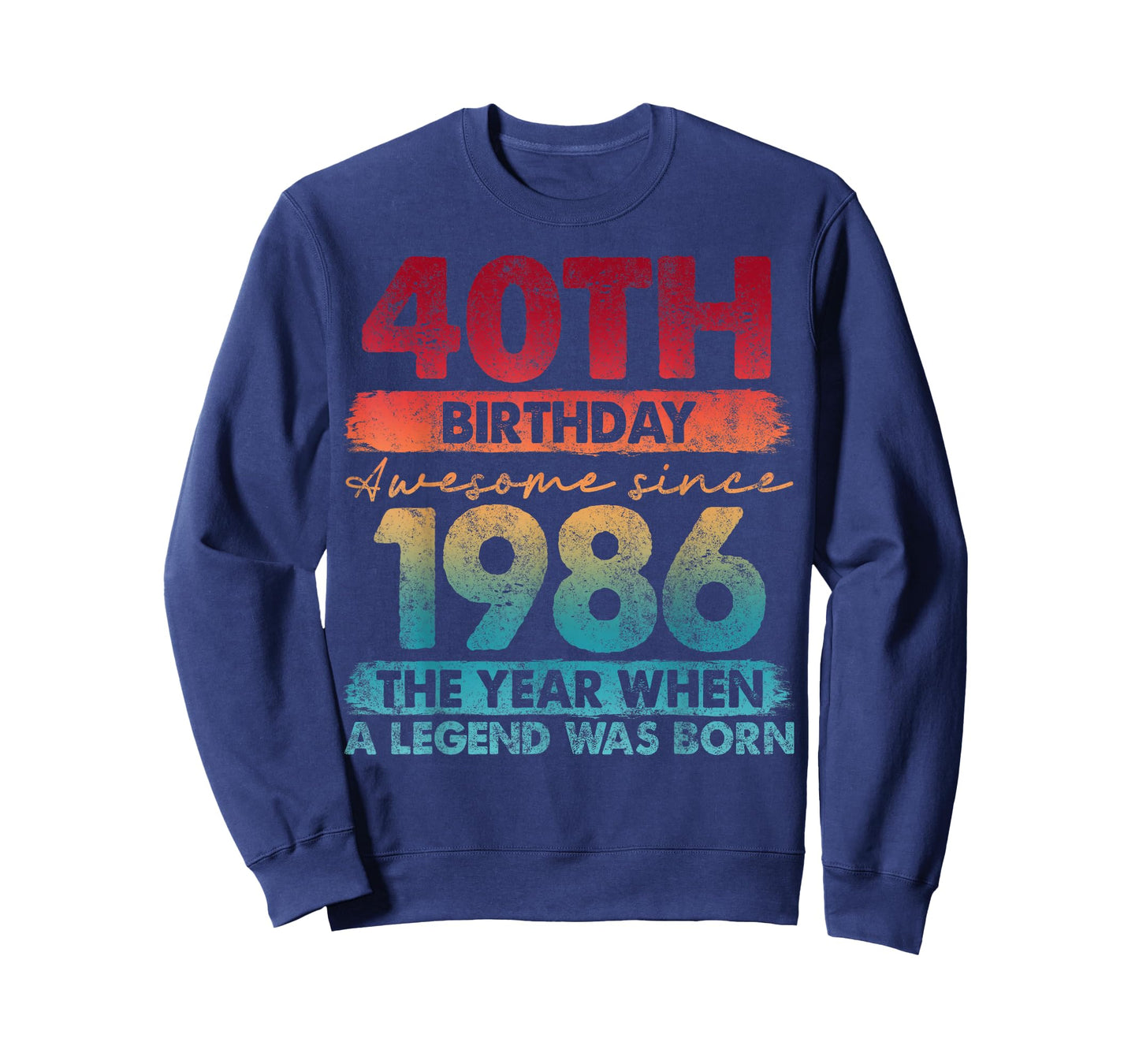 40 Year Old Gifts Vintage 1986 Limited Edition 40th Birthday T-Shirt