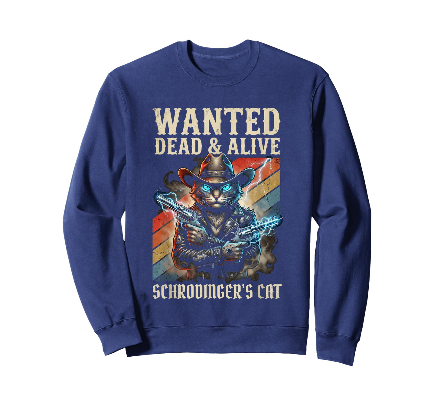 Schrodingers Cat Wanted Dead and Alive Quantum Physics T-Shirt