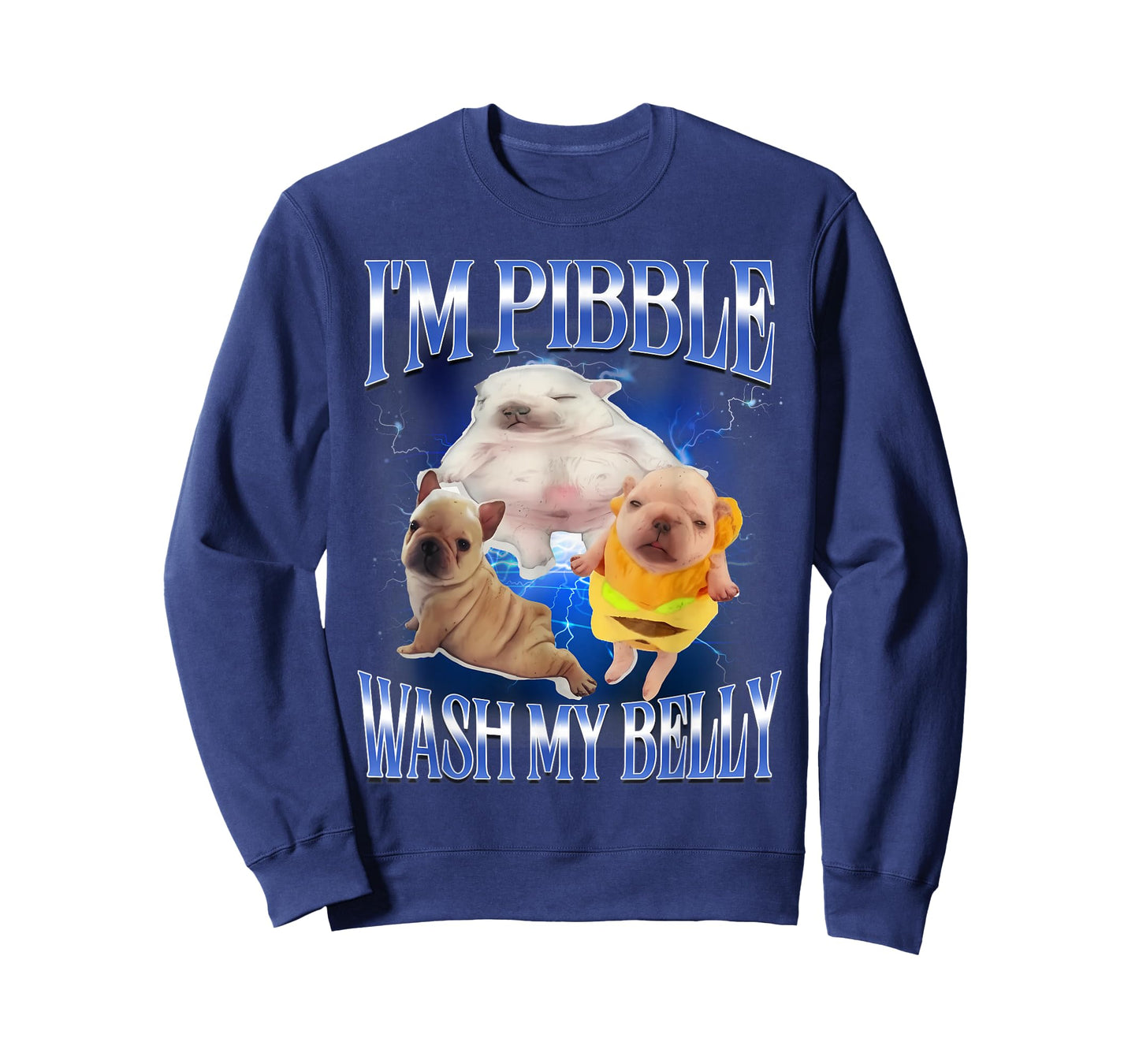 Silly Meme pibble Meme wash My Belly Clean My Belly Meme T-Shirt