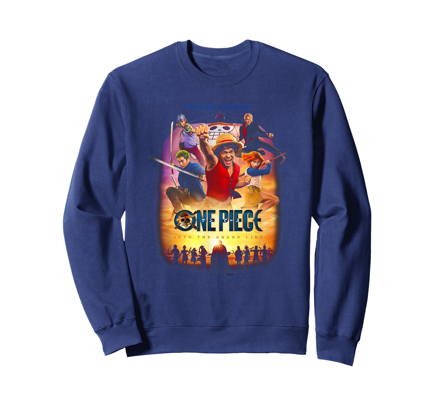 Netflix One Piece Pirates Beware Officially Licensed T-Shirt
